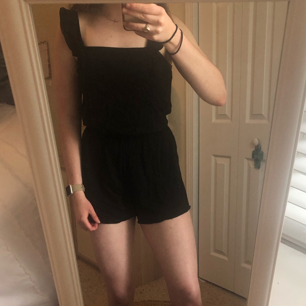 Black Short Romper